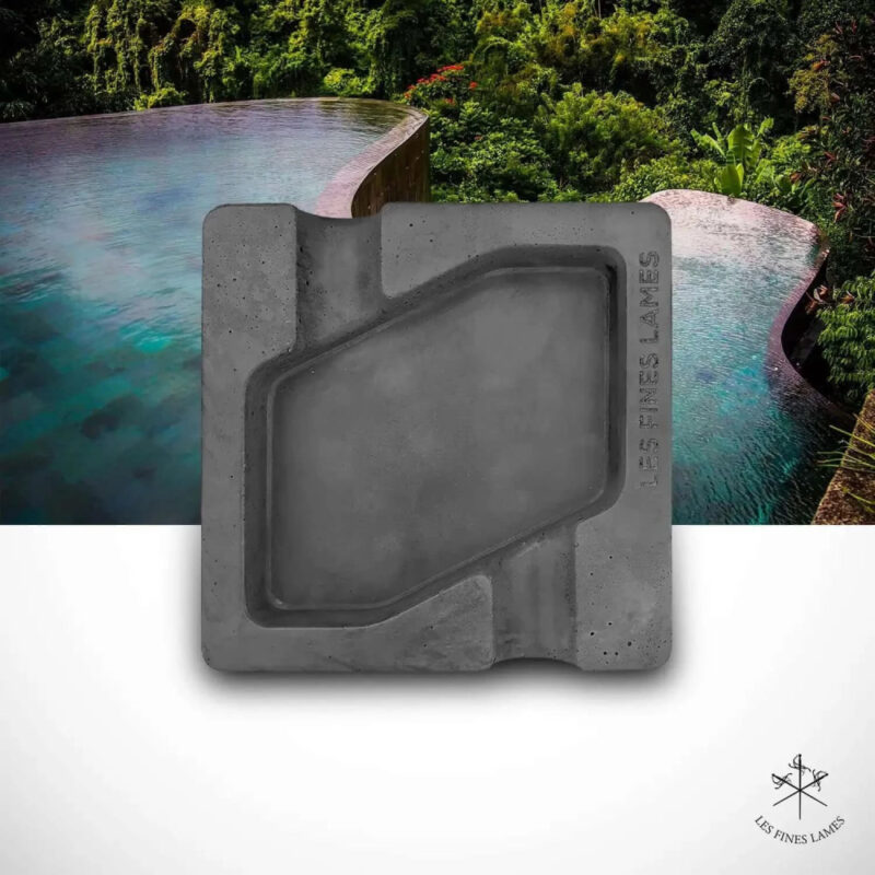 Les Fines Lames Dyad Double Cigar Ashtray - Anthracite