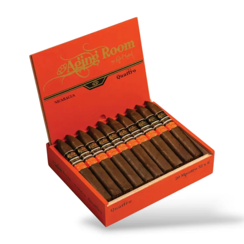 Aging Room Quattro Nicaragua Maestro Cigar Box