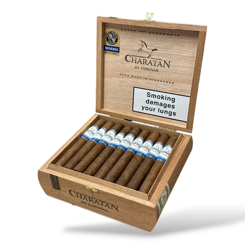 Charatan Corona Cigar Box Open