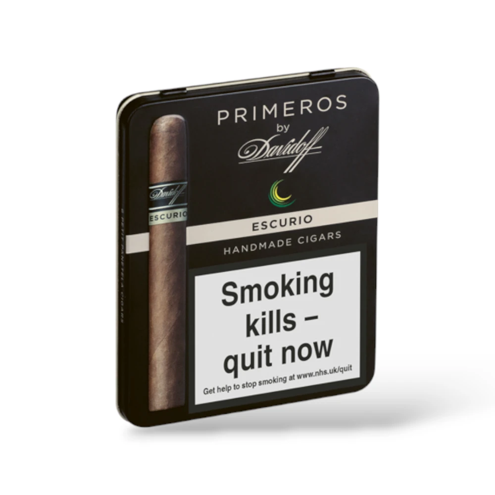 Davidoff Primeros Escurio Tin of 6 Closed