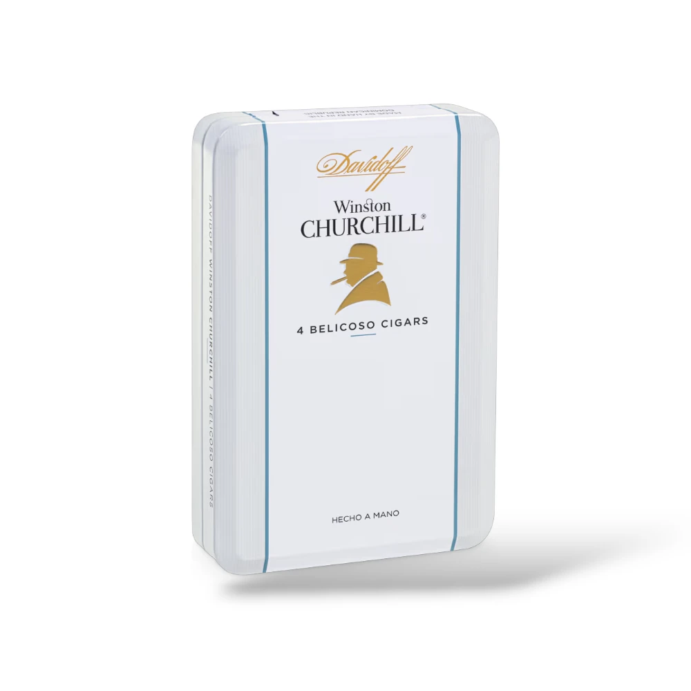 Davidoff Winston Churchill Traveller Belicoso Tion of 4 Closed
