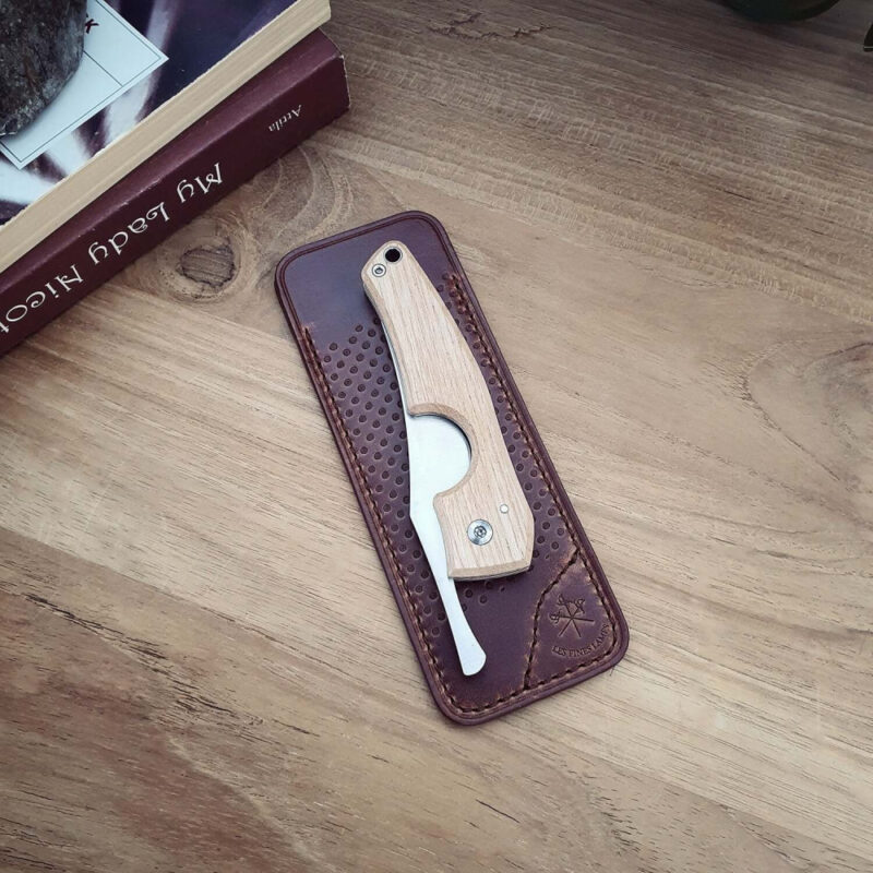 Les Fines Lames Le Petit Premium Racing Leather Case - Vintage Brown