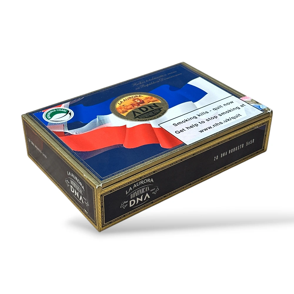 La Aurora ADN Dominicano Robusto Cigar Box Closed