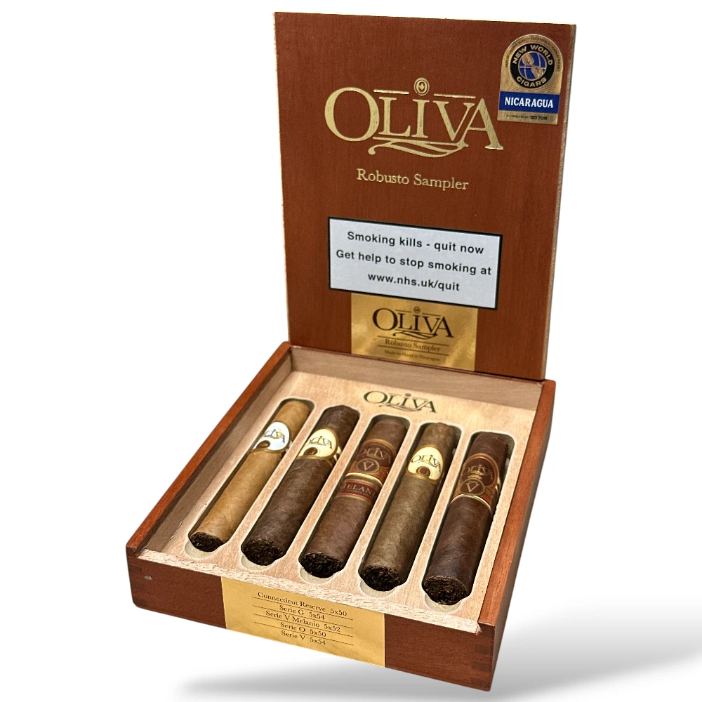 Oliva Robusto Cigar Sampler Open Box of 5