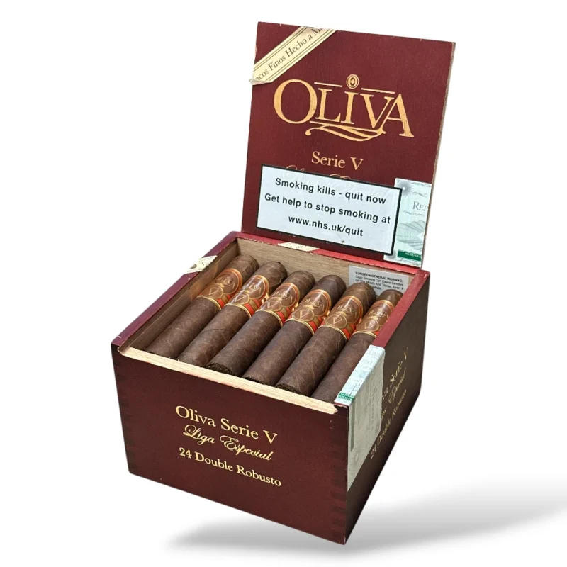 Oliva Serie V Double Robusto Cigar Box Open