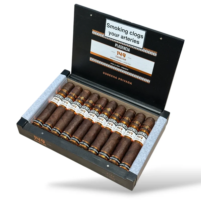 Plasencia Cosecha 149 La Vega Robusto Cigar Box Open