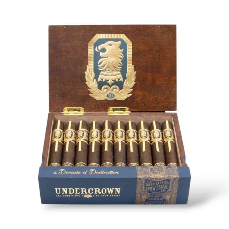 Drew Estate Undercrown 10 Corona Cigar Box Open