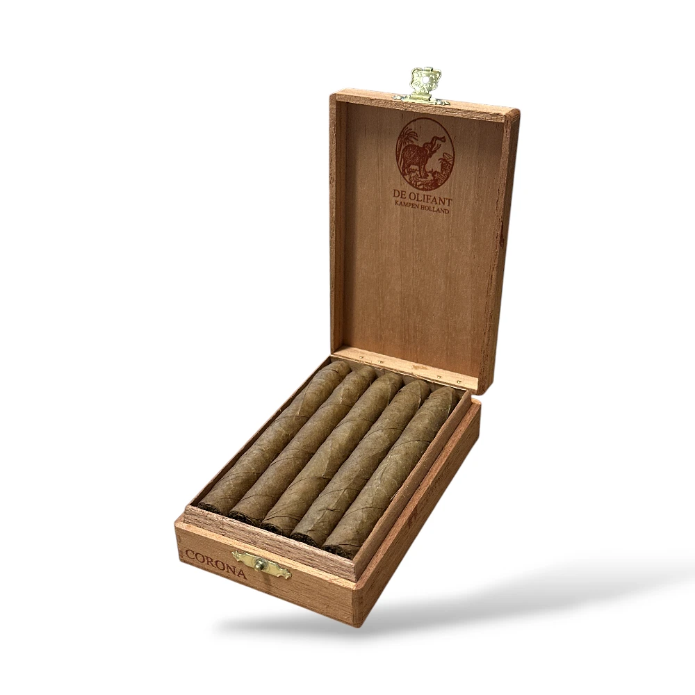 De Olifant Corona Cigar Box Open
