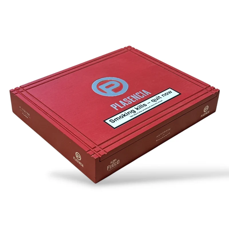 Plasencia Alma del Fuego Panatela Cigar Box Closed