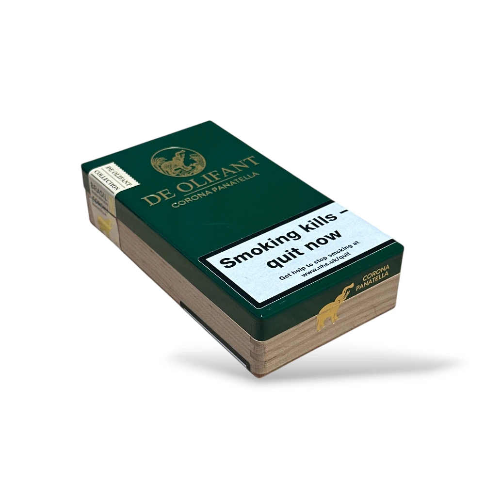 De Olifant Limited Edition Corona Panatella Brazil Cigar Box Closed