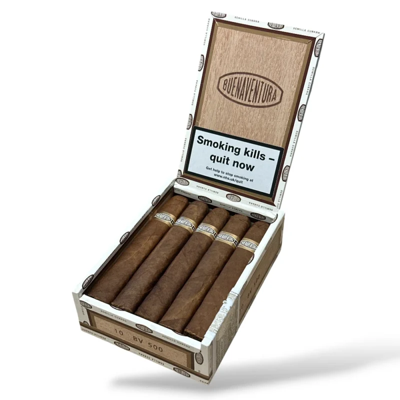 Curivari Buenaventura BV500 Robusto Cigar Box Open