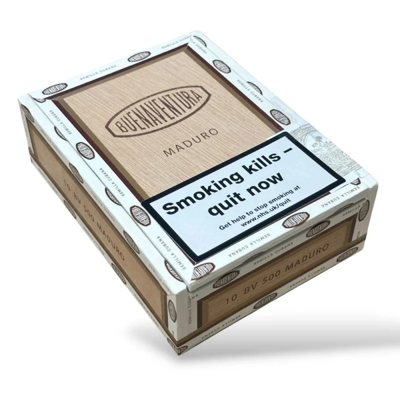 Curivari Buenaventura BV500 Maduro Robusto Cigar Box Closed