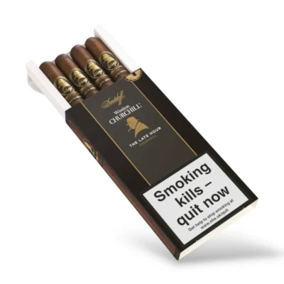 Davidoff Winston Churchill The Late Hour Churchill Pack of 4 Open