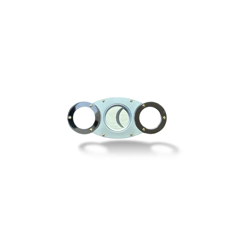 Twin Bladed Cigar Cutter - Chrome