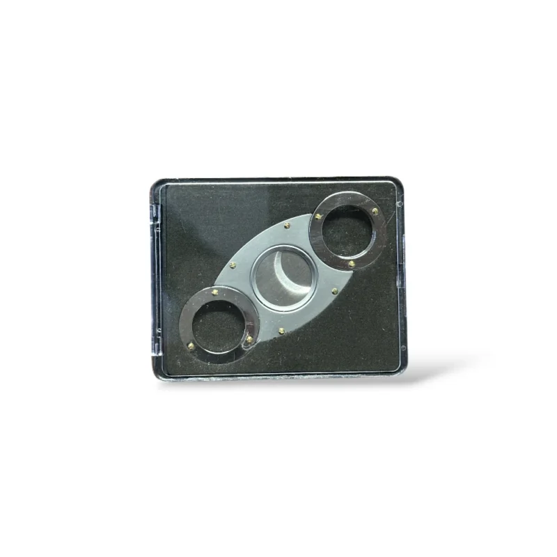Twin Bladed Cigar Cutter - Chrome