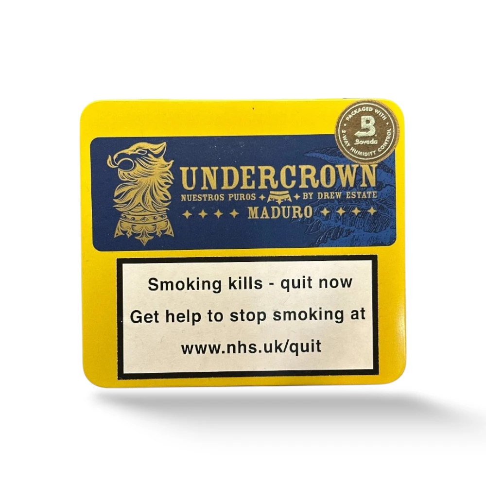 Drew Estate Undercrown Maduro Coronet Cigar - Tin of 10 Closed
