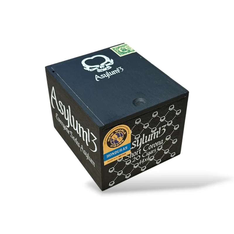 Asylum 13 Short Corona Cigar Box Closed