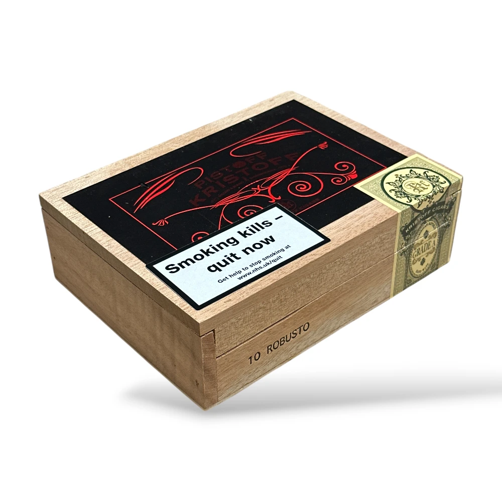 Kristoff Pistoff Robusto Cigar Box Closed