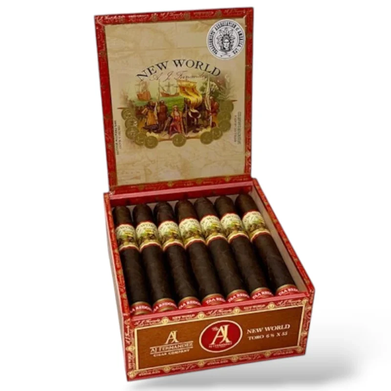 AJ Fernandez New World Oscuro Toro Redondo Cigar Box
