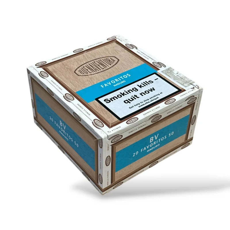 Curivari Buenaventura Favoritos Blue Maduro Robusto Cigar Box Closed