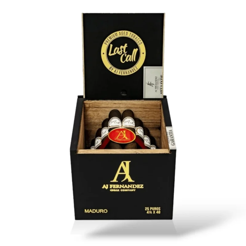 AJ Fernandez Last Call Maduro Geniales Cigar Box