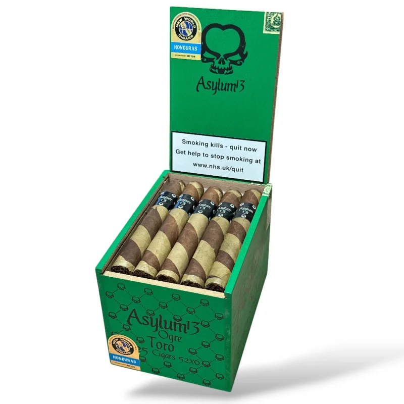 Asylum 13 Ogre Toro Cigar Box Open