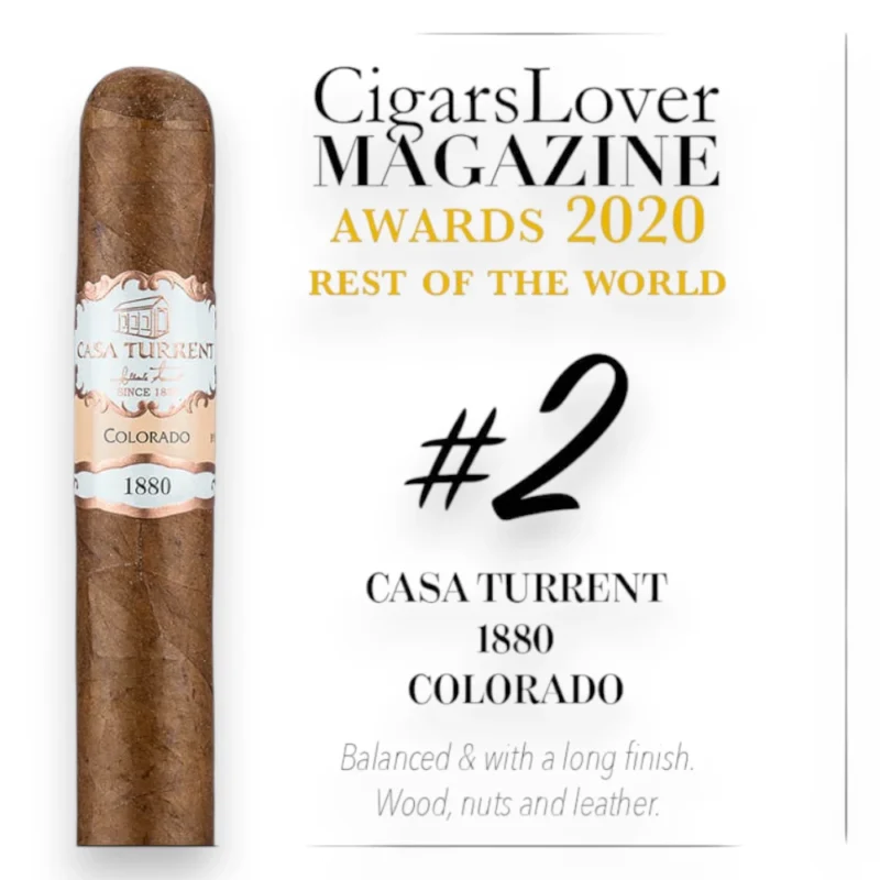 Casa Turrent 1880 Colorado Double Robusto Cigar Award