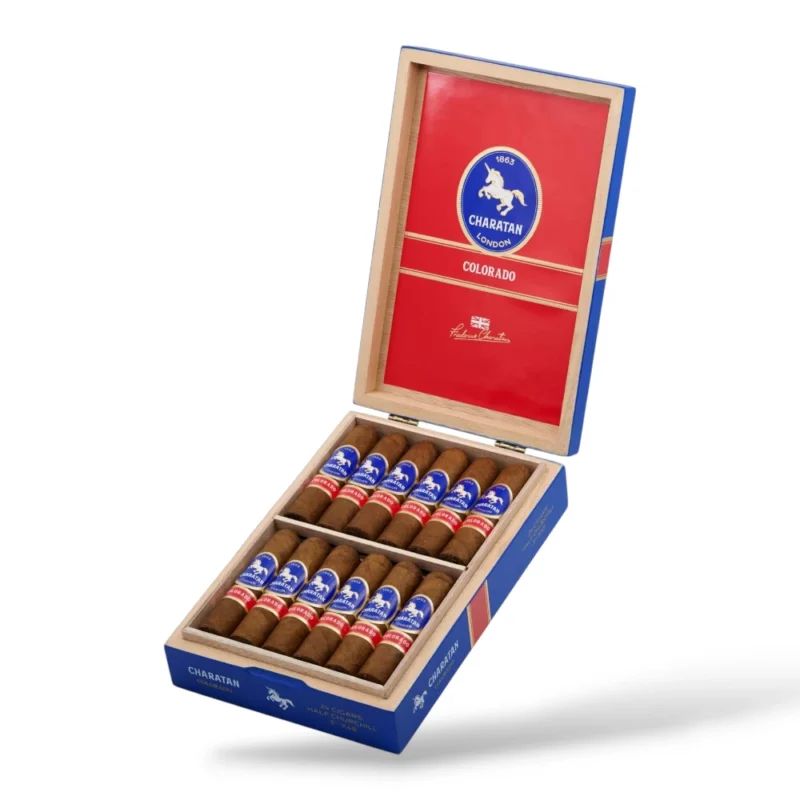 Charatan Colorado Half Churchill Cigar Box