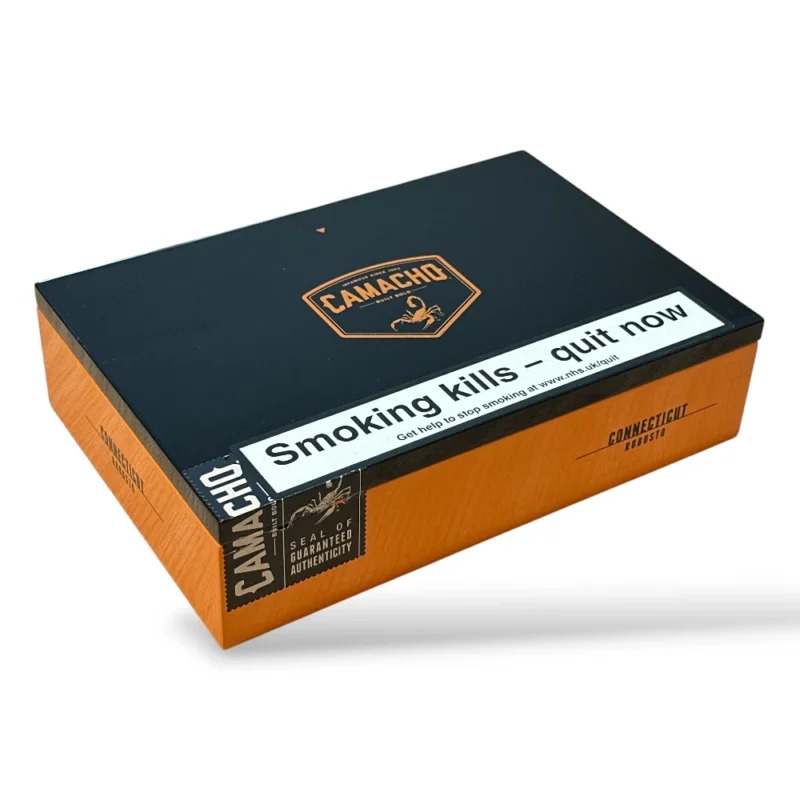 Camacho Connecticut Robusto Cigar Box Closed