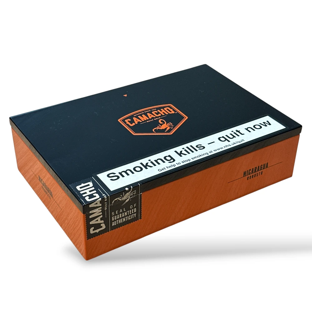 Camacho Nicaragua Robusto Cigar Box Closed