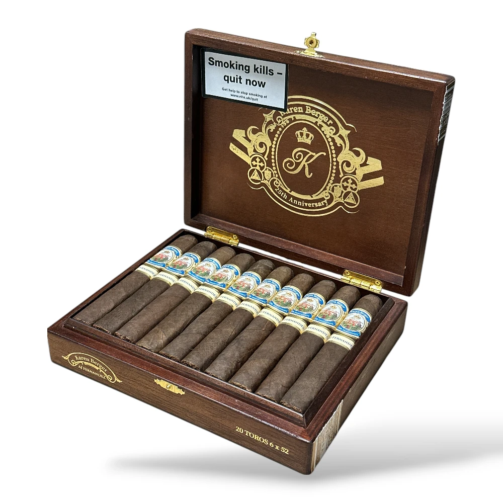 Karen Berger 25th Anniversary by AJ Fernandez Toro Cigar Box Open