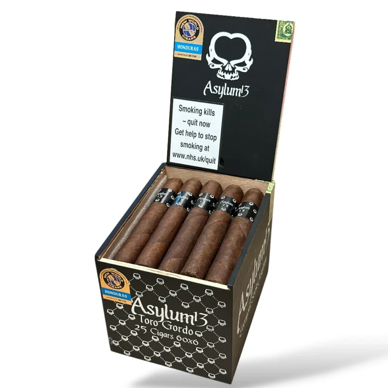 Asylum 13 Toro Gordo Cigar Box Open