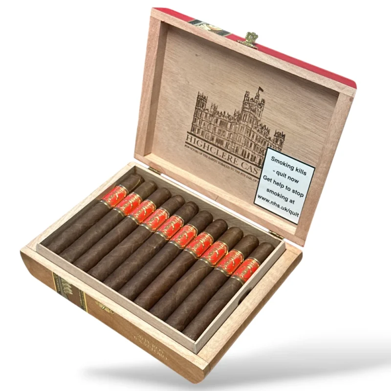 Foundation Highclere Castle Victorian Toro Cigar Box Open
