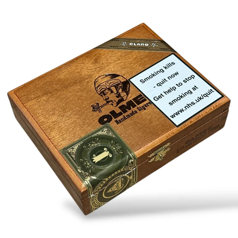 Foundation Olmec Claro Corona Gorda Cigar Box Closed
