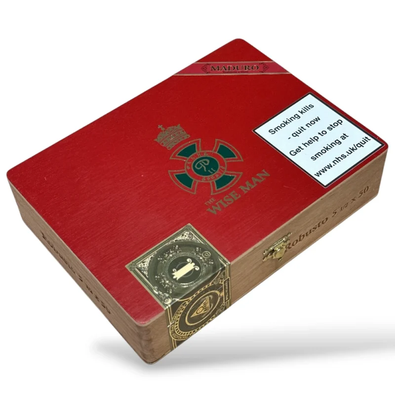 Foundation The Wise Man Maduro Robusto Cigar Box Closed