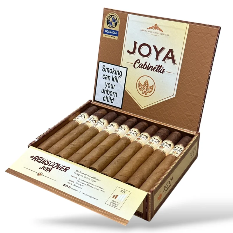 Joya de Nicaragua Cabinetta Toro Cigar Box Open