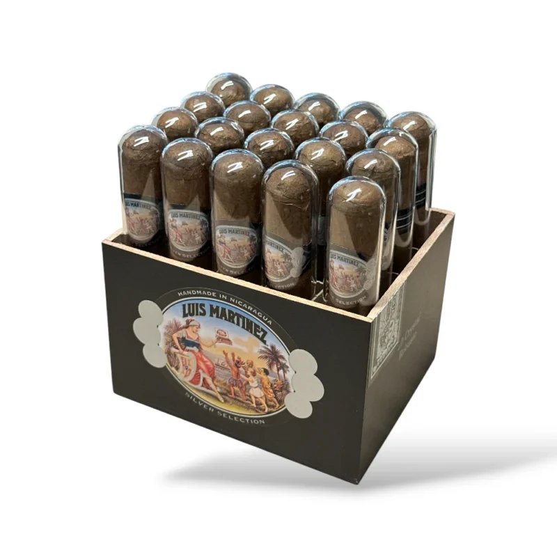 Luis Martinez Crystal Robusto Cigar Box Open