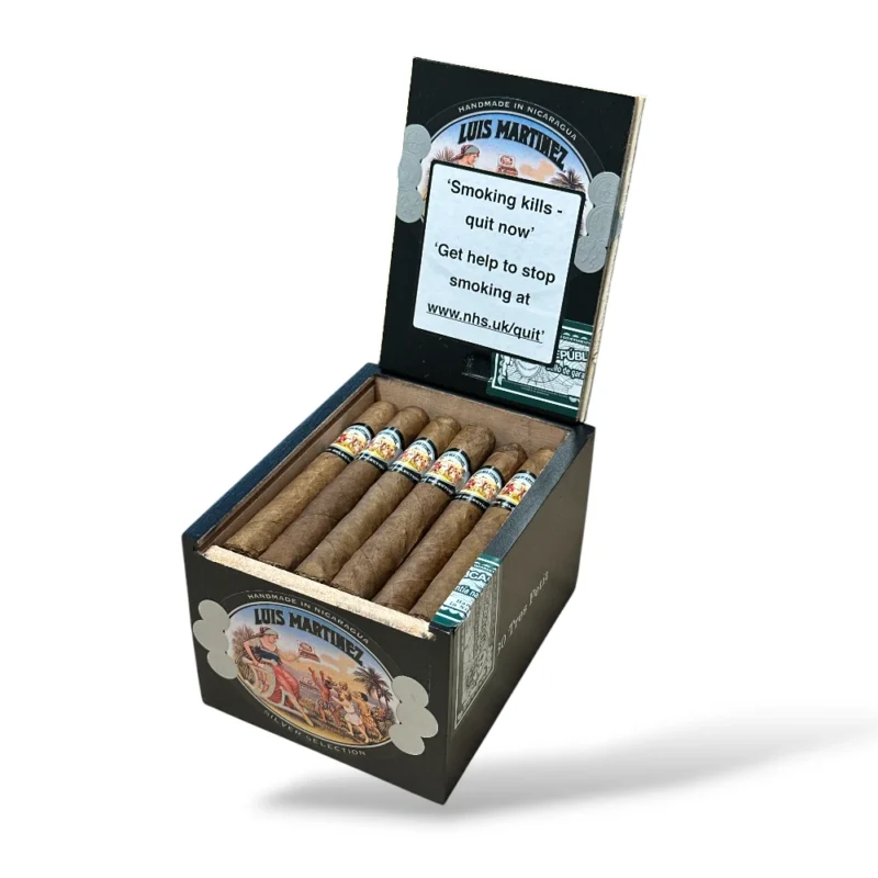 Luis Martinez Tres Petit Corona Cigar Box Open