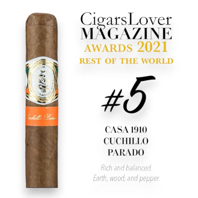 Casa 1910 Revolutionary Edition Cuchillo Parado Robusto Cigar Award
