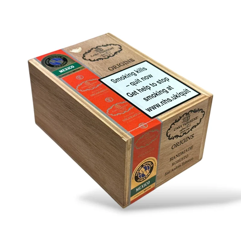 Casa Turrent Origenes Nicaragua Robusto Extra Cigar Box Closed