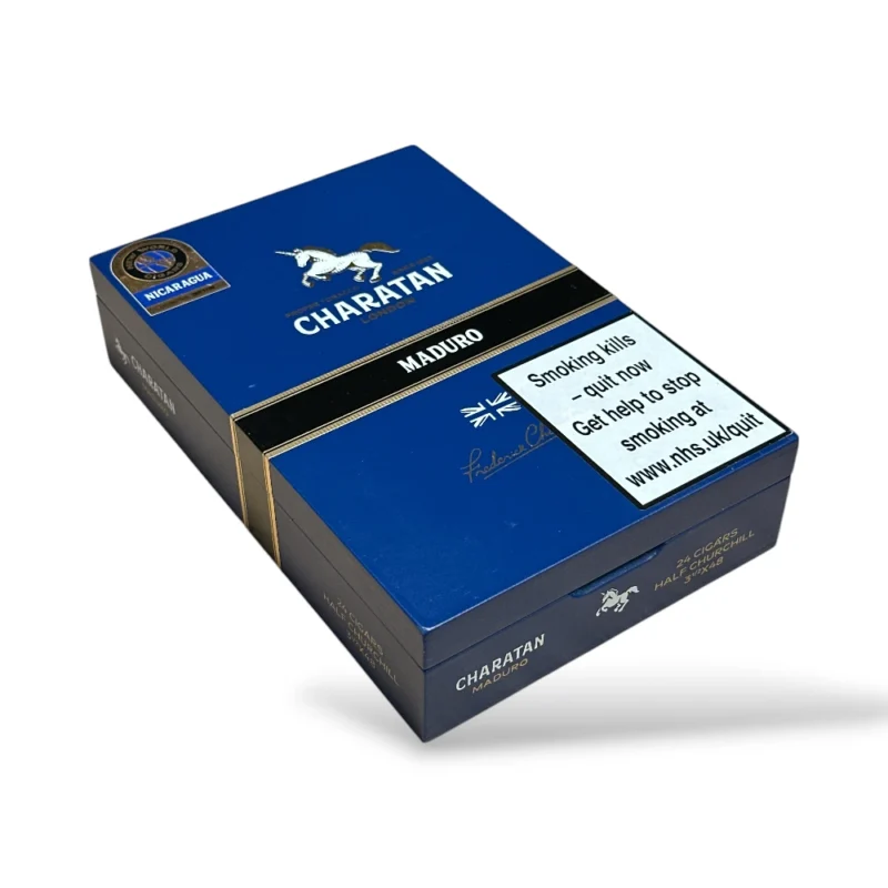 Charatan Maduro Half Churchill Cigar Box Closed