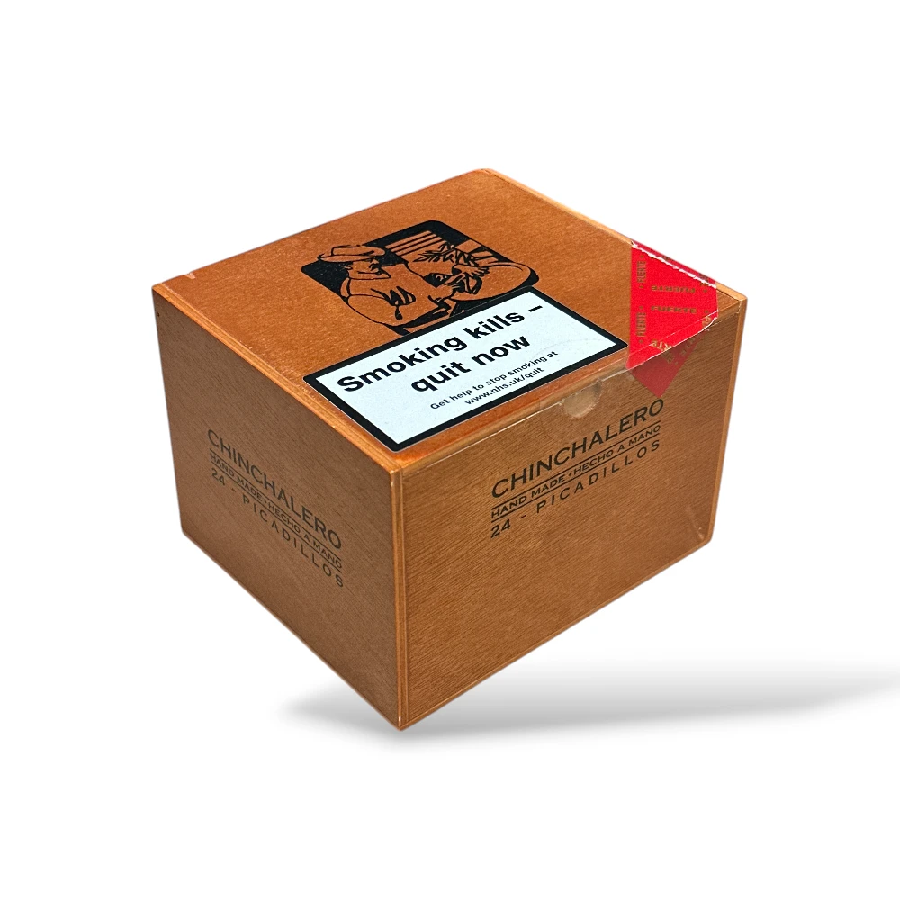 Chinchalero Picadillo Fuerte Short Robusto Cigar Box Closed