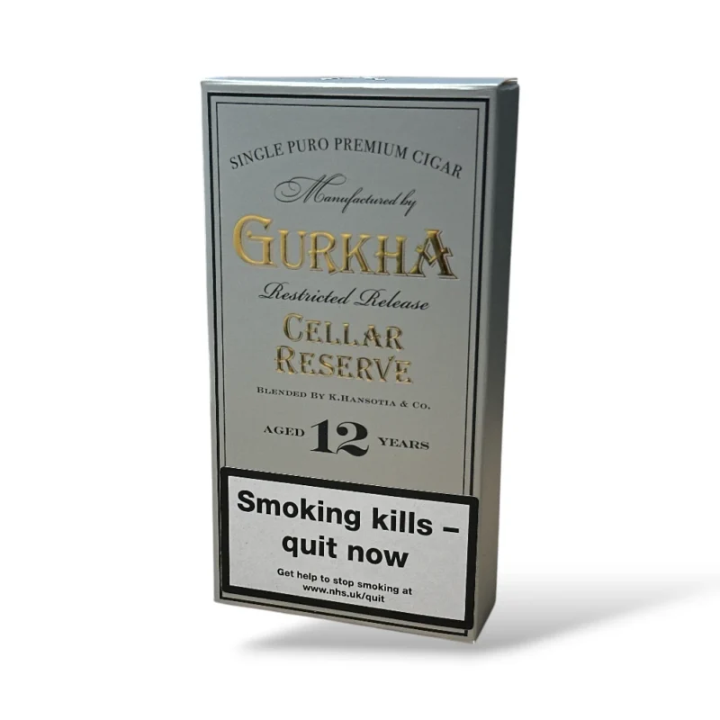 Gurkha Cellar Reserve 12 Years Old Platinum Hedonism Grand Rothschild Tubos Cigar Pack of 3