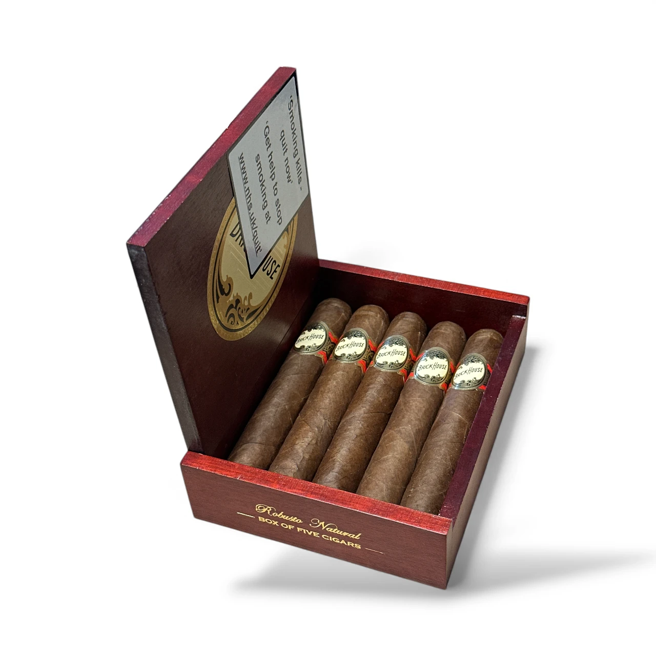 Brick House Classic Robusto Cigar Box of 5 Open
