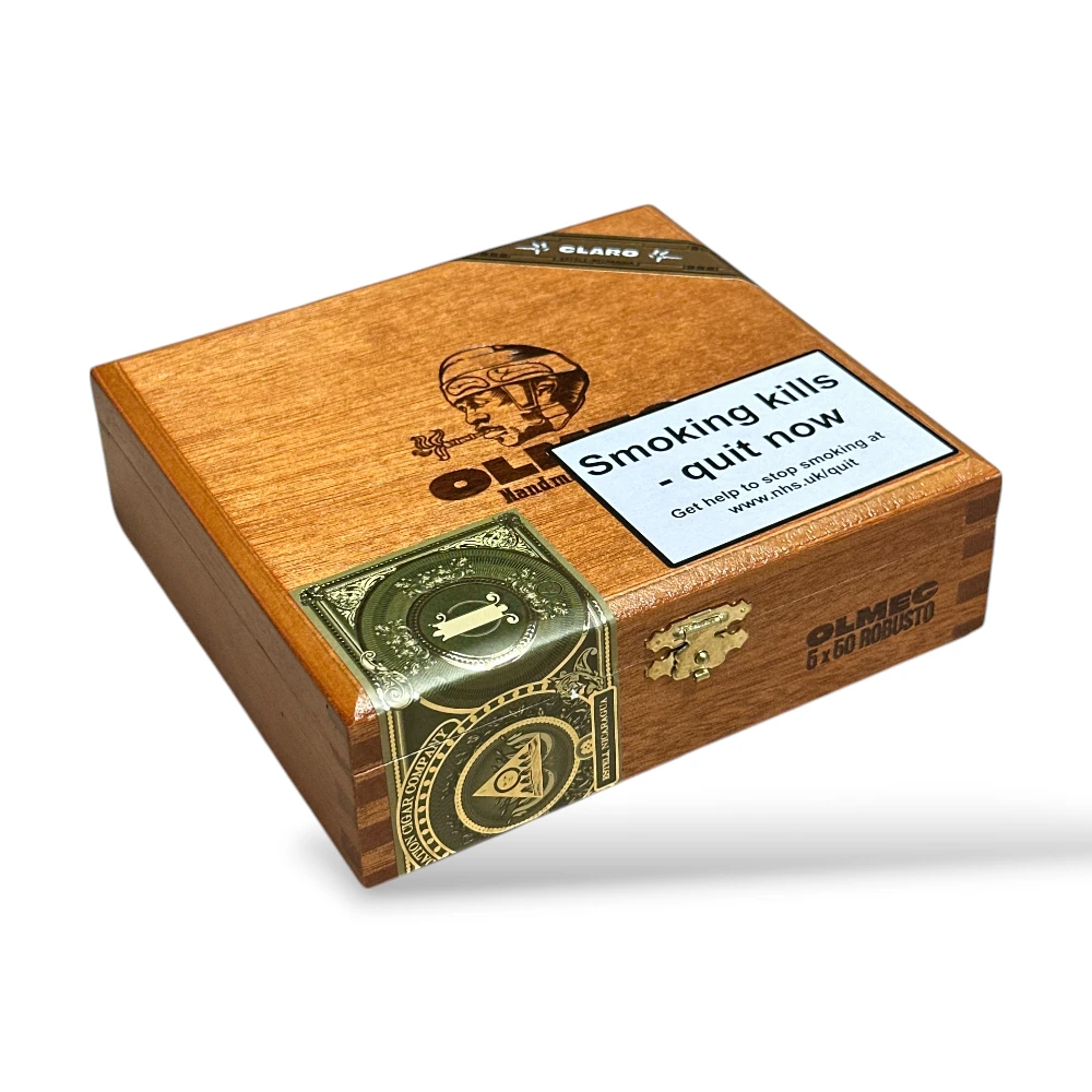 Foundation Olmec Claro Robusto Cigar Box Closed