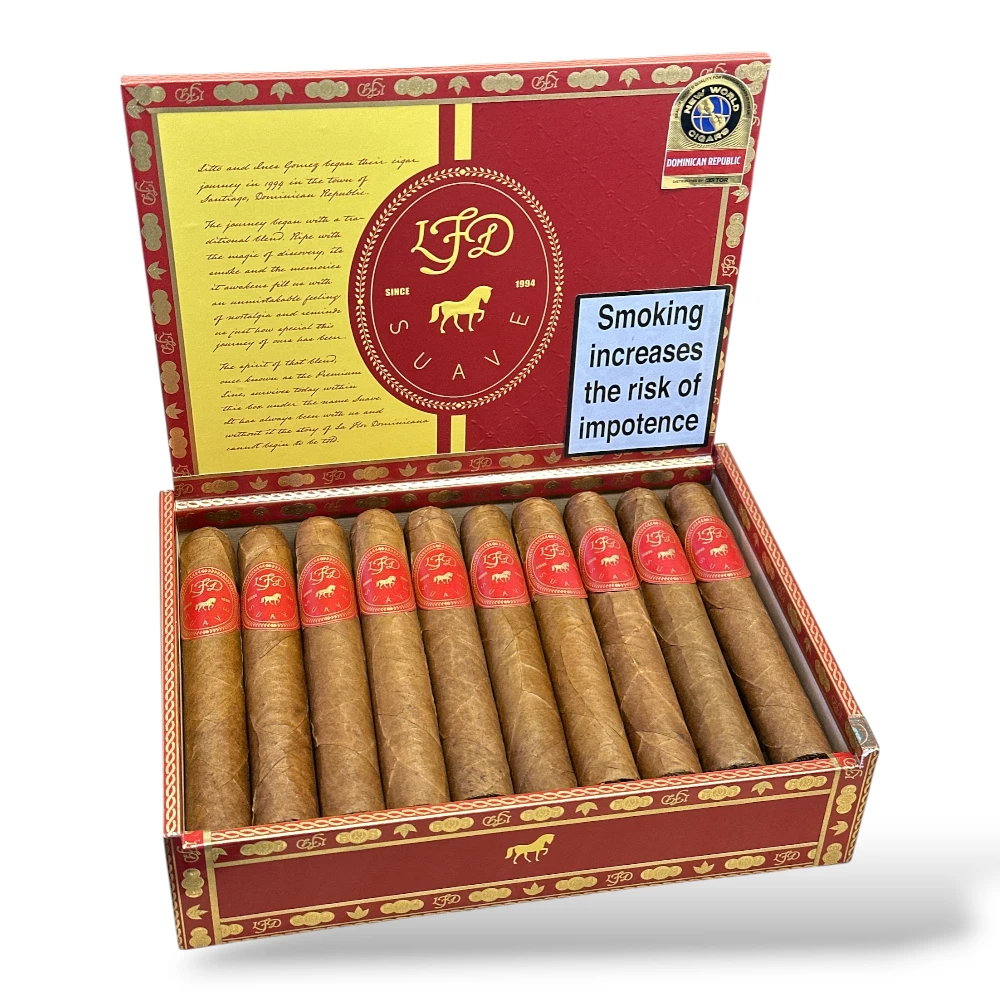 La Flor Dominicana Suave Maximo Toro Cigar Box Open