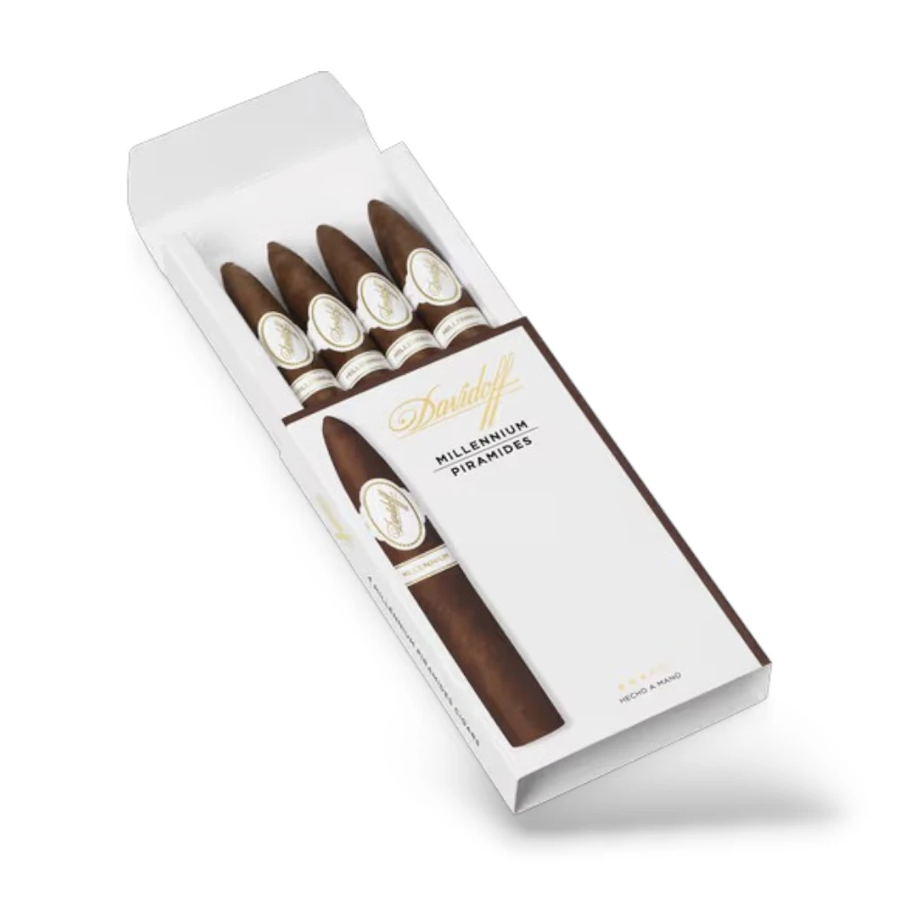 Davidoff Millennium Piramides Cigar Pack Open