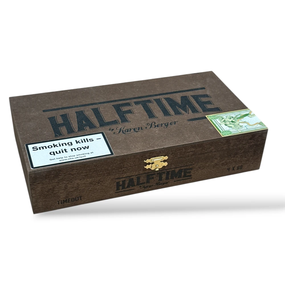 Karen Berger Halftime Timeout Maduro Gordito Cigar Box Closed