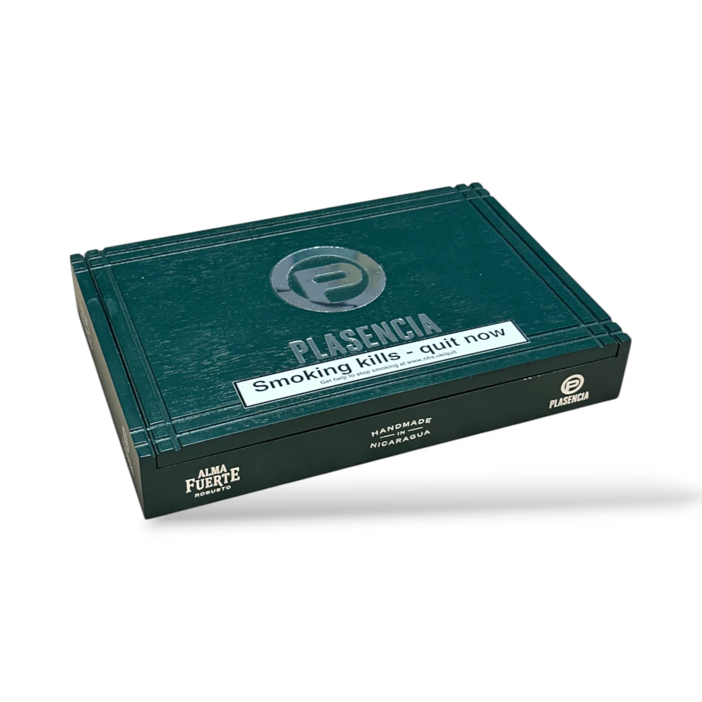 Plasencia Alma Fuerte Colorado Claro Robustus II Cigar Box Closed
