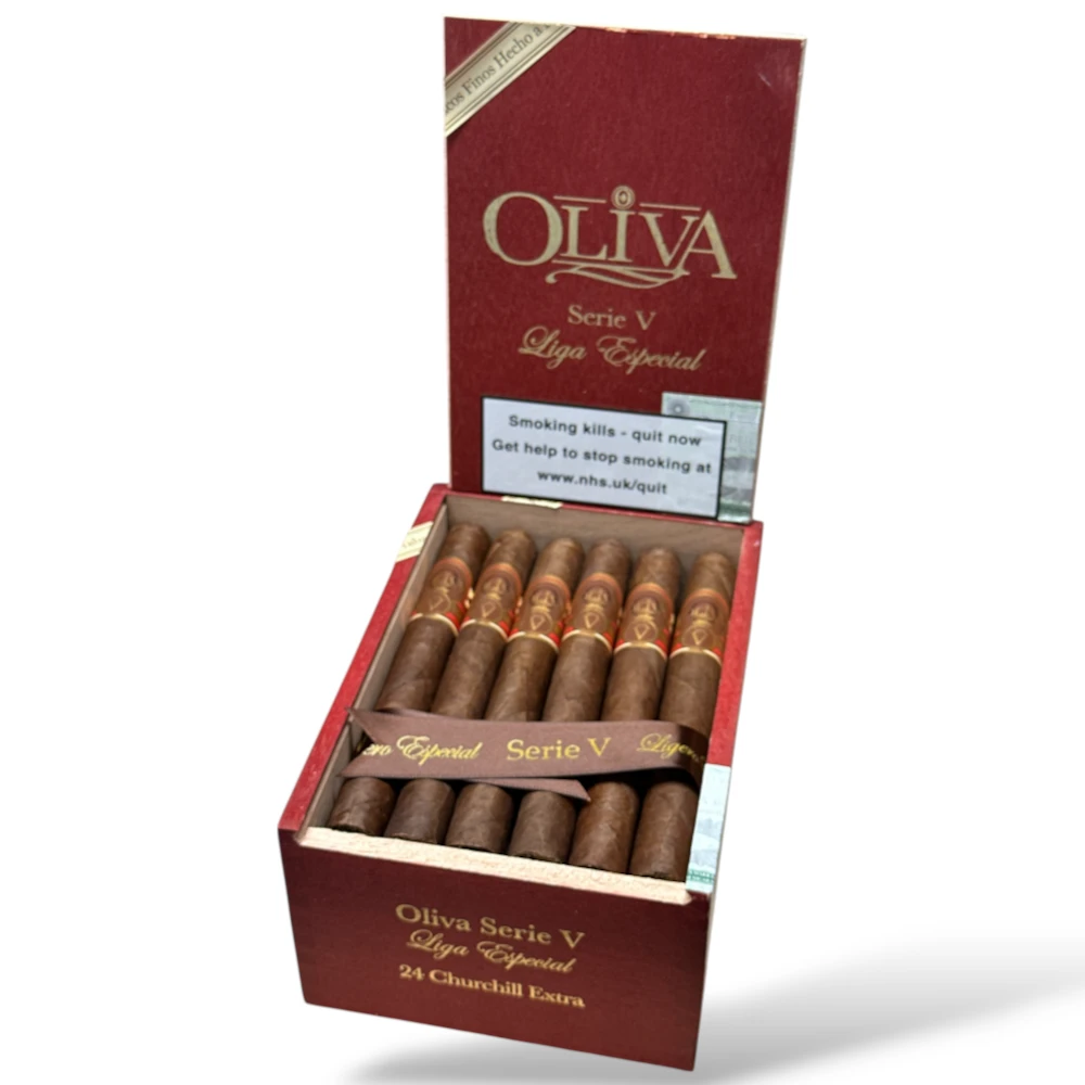 Oliva Serie V Churchill Extra Cigar Box Open